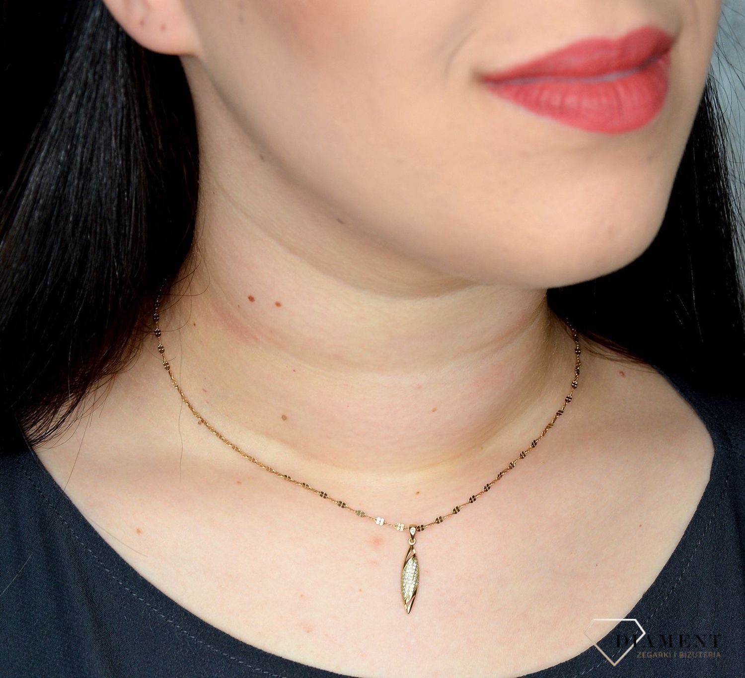 Złoty łańcuszek 585 o szerokości 2 mm DIA-LAN-3137-585 2mm (1).jpg